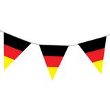 5x stuks vlaggenlijn slinger Duitsland vlaggetjes 5 meter - Duitse versiering/feestartikelen