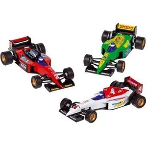 Goki - Raceauto speelgoed set van 3x stuks Formule 1 racewagens van 10 cm