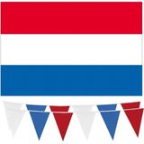 Haza - Nederlandse vlaggen feestversiering set 4-delig - Holland supporters