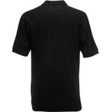 3-Pack Maat 2XL - Zwarte poloshirts premium van katoen voor heren - katoen - 180 grams - polo t-shirts