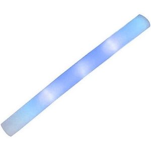 10x Partystaaf / foam stick met blauw LED licht - 48 cm - lichtstaven / partysticks