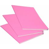5x Rollen kraft kaftpapier roze  200 x 70 cm - cadeaupapier / kadopapier / boeken kaften