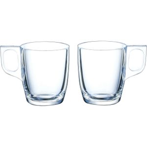 Arcoroc Espresso glazen - 12x - transparant glas - 4 x 6 cm - 90 ml