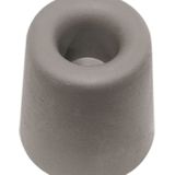 QlinQ Deurbuffer - deurstopper - grijs - rubber - 50 x 35 mm - schroefbevestiging