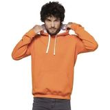 Oranje/witte sweater/trui hoodie voor heren - Holland feest kleding - Supporters/fan artikelen