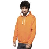 Oranje/witte sweater/trui hoodie voor heren - Holland feest kleding - Supporters/fan artikelen