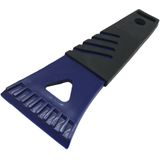Kunststof ijskrabber/raamkrabber zwart/blauw 18 cm - Ruiten krabbers - Auto accessoires winter