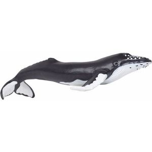 Plastic speelgoed figuur bultrug walvis van 17 cm