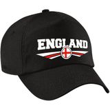 Engeland / England landen pet zwart volwassenen - Engeland / England baseball cap - EK / WK / Olympische spelen outfit