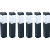 Grundig Tuinverlichting - 6 Stuks - 34cm - LED - Op Zonne-energie