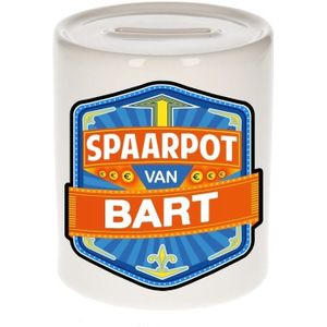 Kinder spaarpot voor Bart - keramiek - naam spaarpotten