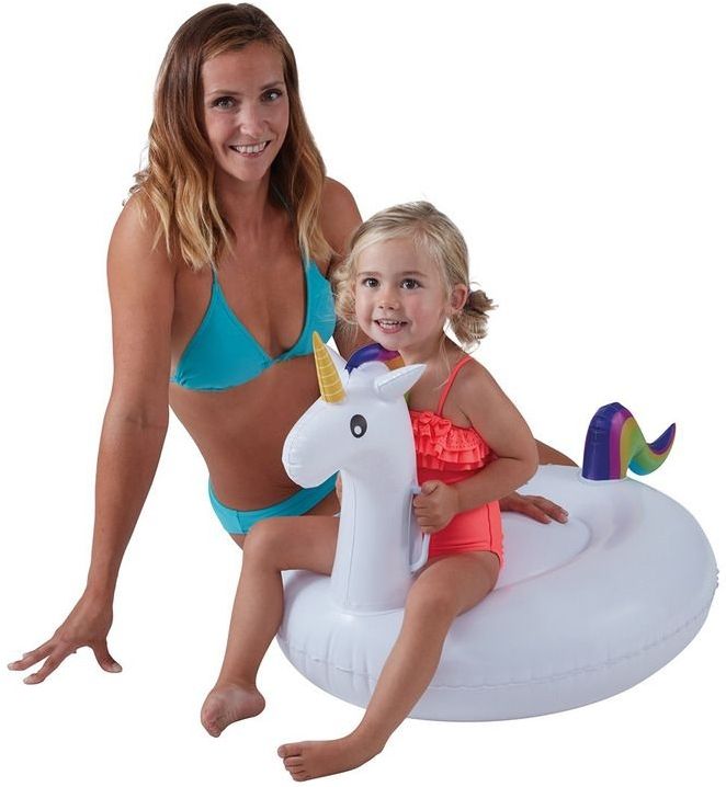 perspectief rijk Vermindering Opblaasbare eenhoorn / unicorn luchtbed voor kinderen 90 cm - Opblaasbaar  zwembad speelgoed kopen? | beslist.nl