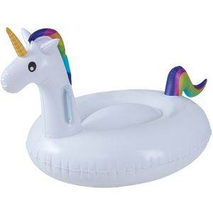 Opblaasbare eenhoorn / unicorn luchtbed voor kinderen 90 cm - Opblaasbaar zwembad speelgoed