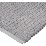 5Five extra dikke kabels Badmat - betongrijs - 50 x 75 cm - Badkamer kleedjes - dikte van 2.2 cm