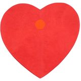 4x stuks rode hartjes Valentijn/Love thema slinger van 4 meter - Valentijn feestartikelen en versieringen