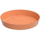 Prosperplast Opvangschaal/onderschaal voor bloempot/plantenpot - 3x - terracotta - rond - Dia 23 cm