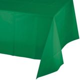 3x Tafelkleed groen 137 x 259 cm plastic - Thema feest tafelkleden