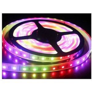 Set 2x stuks zelfklevende disco verlichting ledstrip 90 leds met afstandsbediening - 20 kleuren