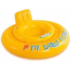 Opblaasbare baby float geel - Zwembenodigdheden - Zwemhulpjes - Veilig zwemmen - Baby zwembanden/zwemringen/floats