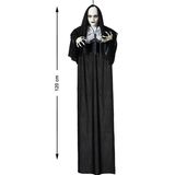 Halloween/horror thema hang decoratie Geest/spook Non - met LED licht - enge/griezelige pop - 120 cm