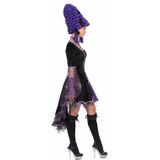 Halloween heksen verkleedjurk / kostuum paars voor volwassenen