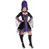 Halloween heksen verkleedjurk / kostuum paars voor volwassenen