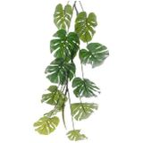 Everlands Monstera/gatenplant kunstplant slinger - 180 cm - groen