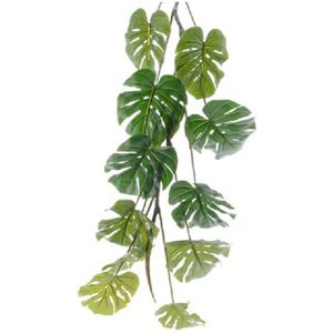 Everlands Monstera/gatenplant kunstplant slinger - 180 cm - groen