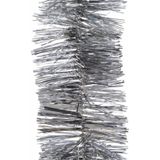 8x Kerstslingers zilver 270 cm - Guirlande folie lametta - Zilveren kerstboom versieringen