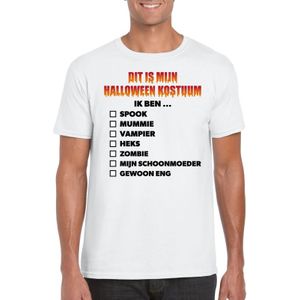 Dit is mijn Halloween kostuum heren t-shirt - Funny heren Halloween verkleedkleding