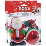 Christmas Decoration honden speelgoed - 6x st speeltjes - kerstcadeau