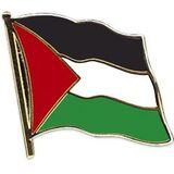 Set van 3x stuks pin Vlag Palestina 20 mm - Landen thema artikelen