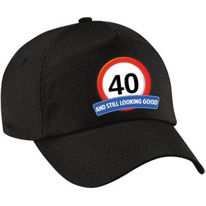 40 and still looking good pet / cap zwart voor dames en heren - 40 jaar - baseball cap - verjaardagscadeau petten / caps