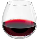 Set van 6x stuks wijnglazen zonder voet voor rode wijn 590 ml Ronda - 59 cl - Wijn drinken - Wijnglazen van glas