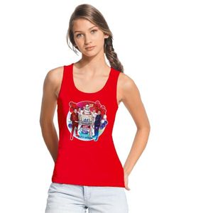 Rood Toppers in concert 2019 officieel tanktop/ mouwloos shirt dames - Officiele Toppers in concert merchandise