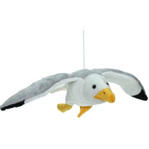 Pluche knuffel Zeemeeuw vogel 31 cm - Speelgoed knuffels