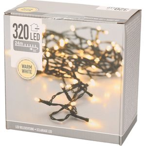 Kerstverlichting warm wit buiten 320 lampjes