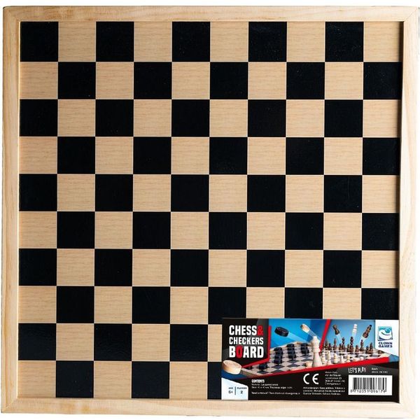 Luxe houten schaakspel - schaakbord 40x40 cm - koningshoogte 77 mm -  speelgoed online kopen | beslist.nl | De laagste prijs!