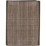 Buiten tafelkleed/tafelzeil tweed donkerbruin 140 x 245 cm - Rechthoekig - Tuintafelkleed tafeldecoratie