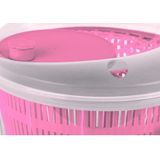 Juypal Slacentrifuge/slazwierder - roze - kunststof - 4,5 liter - D24,5 x H16