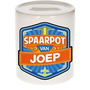 Kinder spaarpot voor Joep - keramiek - naam spaarpotten