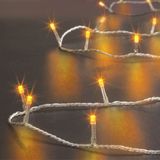Feeric lights feestverlichting - warm wit - 20 meter - 200 led lampjes - transparant snoer