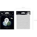 Set van 18x stuks Halloween Glow in the dark blacklight ballonnen met print 30 cm - Halloween feestversiering/decoratie