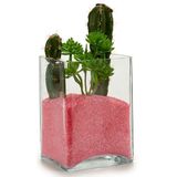 4x pakjes hobby/decoratiezand fuchsia roze 1,5 kg - Aquarium bodembedekking