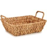 Kinvara Fruitschaal/fruitmand Rattan - gevlochten riet - 40 x 28 x 9 cm - naturel