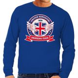 Blauw Engeland drinking team sweater blauw heren -  United Kingdom kleding