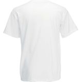 5x Grote maten basic witte t-shirt voor heren - 4XL- voordelige katoenen shirts