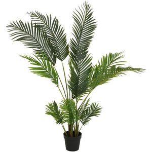 Mica Decorations Kunstplant - Areca goudpalm - groen - palm - 150 cm - in pot