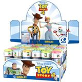 4x Disney Toy Story bellenblaas flesjes met spelletje 60 ml voor kinderen - Uitdeelspeelgoed - Grabbelton speelgoed