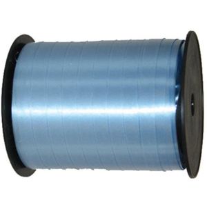 Licht blauw cadeau lint 500 meter - sierlint/krullint